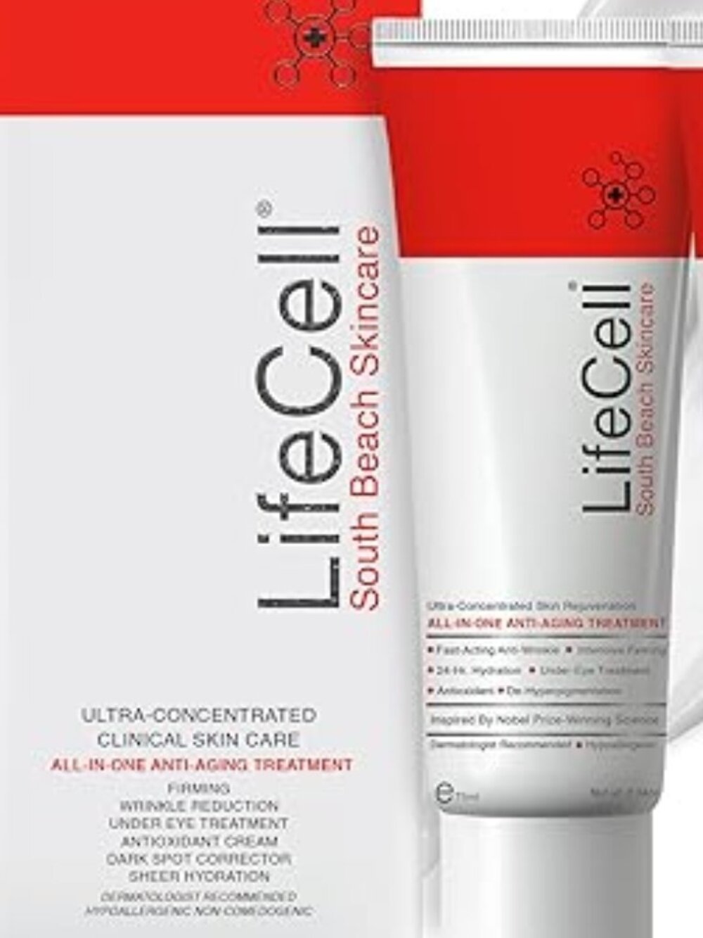 South Beach All-In-One Anti-Aging Treatment, 2.54oz – Firming & Hydrating Care
